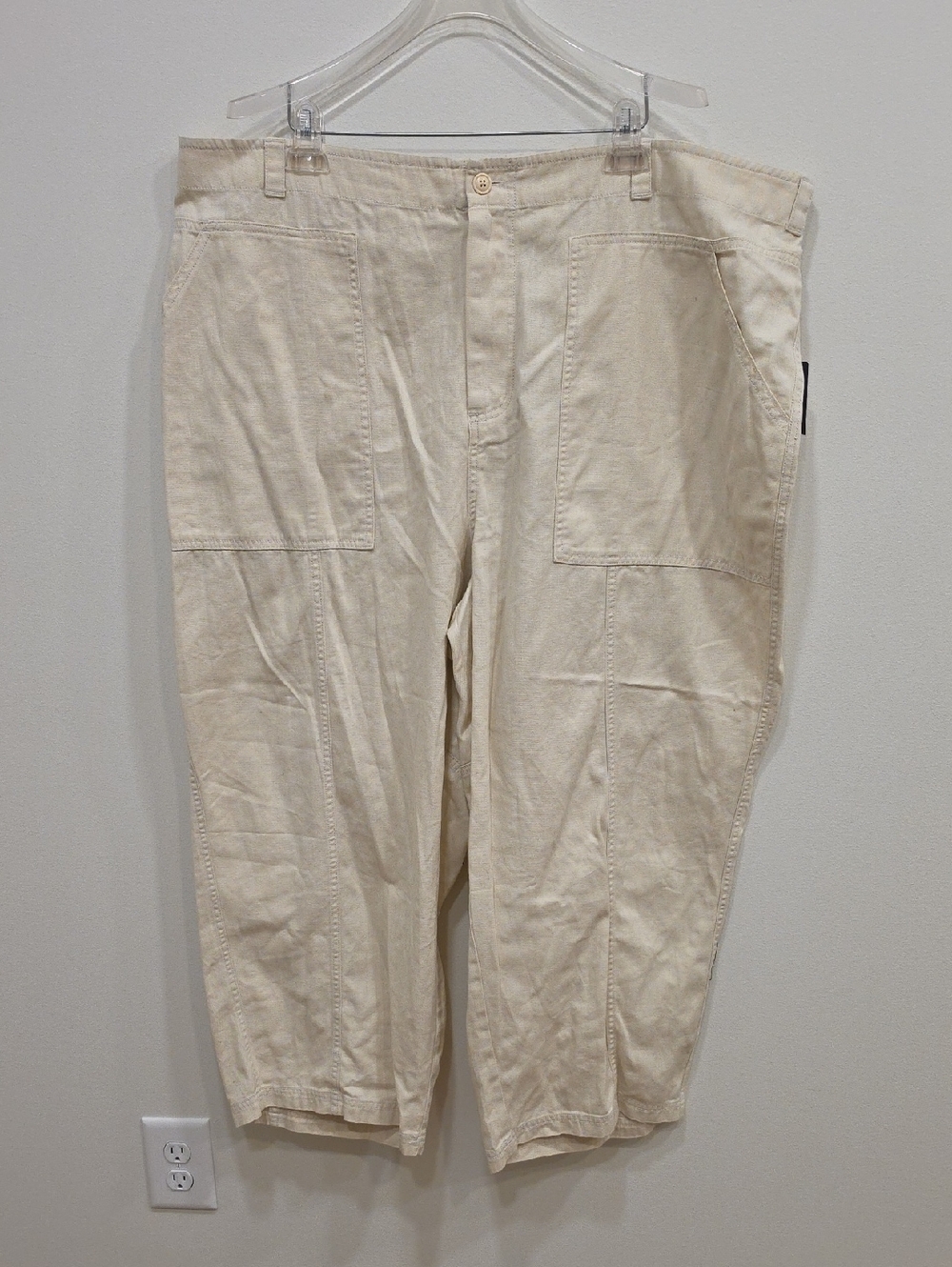 Universal Thread Cream Relaxed Utility Trousers